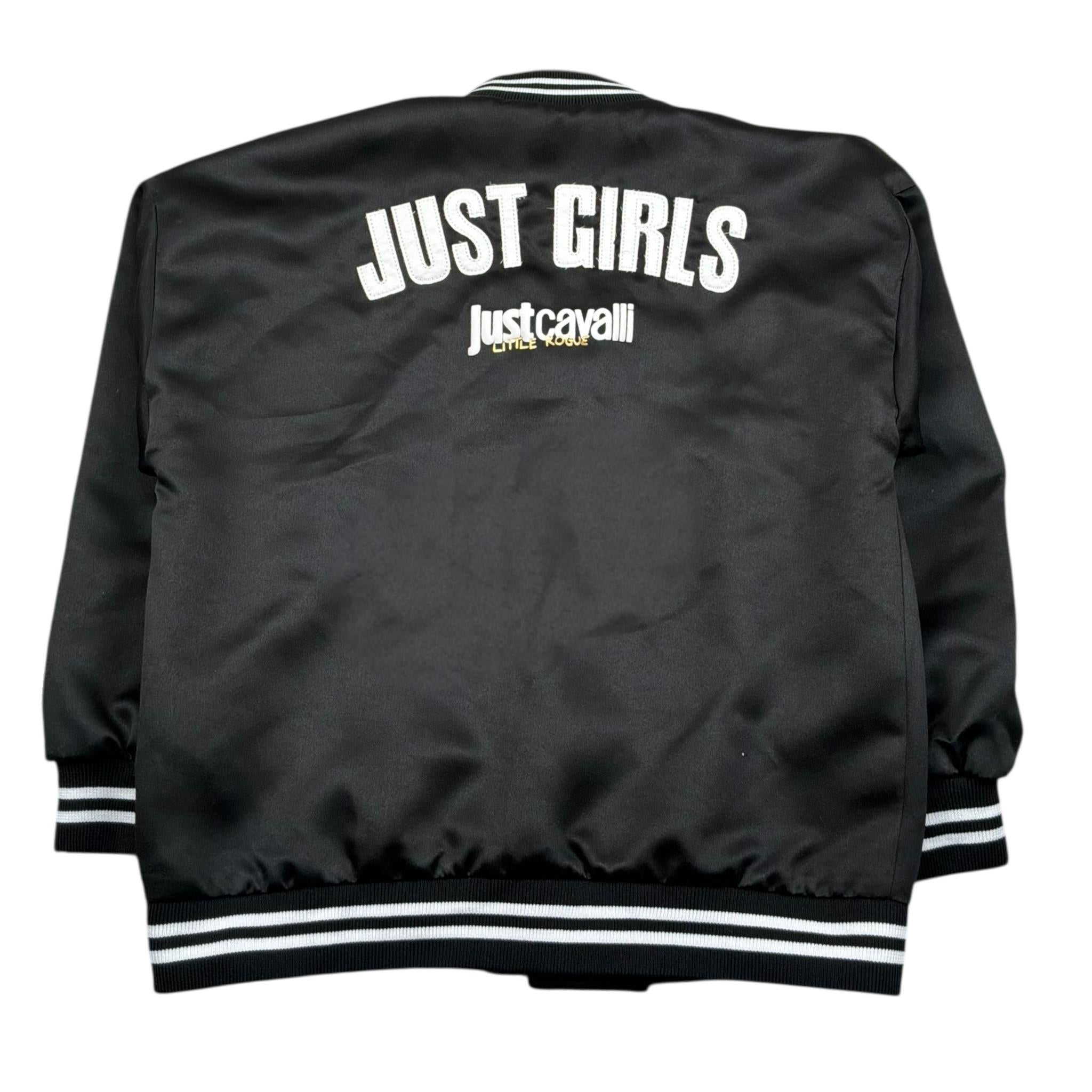 Just Cavalli Giubbino Modello College Tinta Unita per Bambina JGP26218GB NERO JUST CAVALLI 