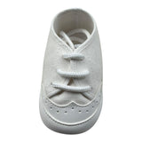 Baby Vip Scarpina Tinta Unita con Lacci per Neonato T1608 PANNA BABY VIP 