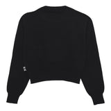 JOHN RICHMOND maglia girocollo tinta unita con stampa in contrasto Nero per Bambina RGA24106MAXX NERO JOHN RICHMOND 