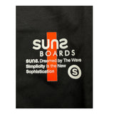 SUNS  shirt girocollo tinta unita con stampa Nero per Bambino TSS5302U NERO SUNS 