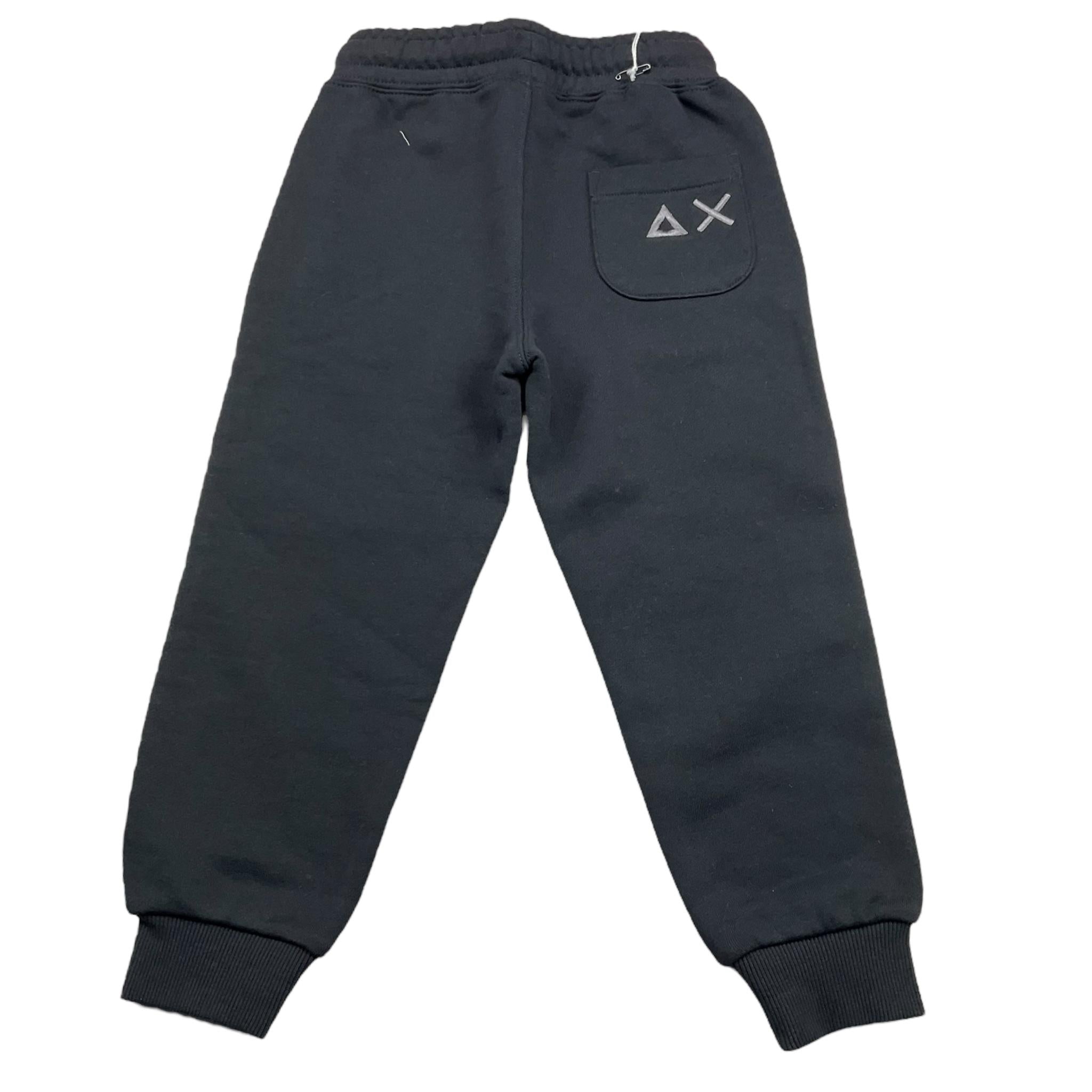 SUN68 pantalone tuta tinta unita con elastico in vita Nero per Bambino FJ4430K NERO SUN68 