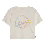Levi'S T-Shirt Tinta Unita Girocollo con Stampa per Neonata 3EH190 PANNA LEVI'S 