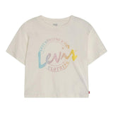 Levi'S T-Shirt Tinta Unita Girocollo con Stampa per Neonata 3EH190 PANNA LEVI'S 