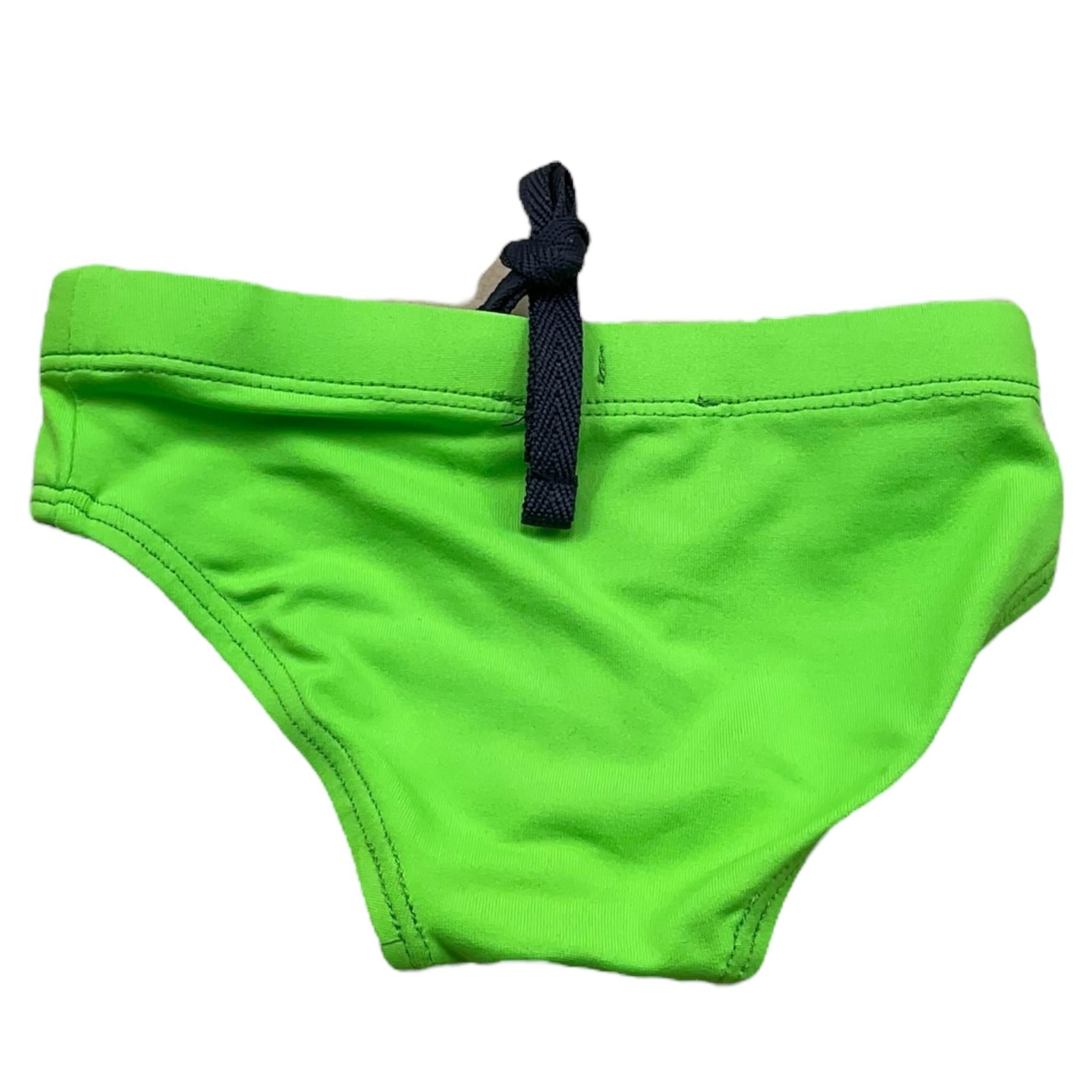 F**K Costume Mutandina Tinta Unita per Neonato FJ25N01SU20FG VERDE FLUO F**K 