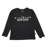JOHN RICHMOND shirt girocollo tinta unita con stampa Nero per Neonato ELEDIK NERO JOHN RICHMOND 