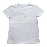 Manuel Ritz T-Shirt Girocollo Tinta Unita Con Stampa Bianco Per Neonato