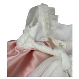 abito cerimonia giromanica bicolore 4858J ROSA CUA-CUAK 