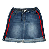 Refrigiwear Gonna In Denim Tinta Unita con Elastico In Vita per Bambina RWG610 BLU REFRIGIWEAR 