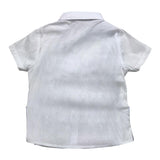 Daniele Alessandrini Camicia Mezza Manica Tinta Unita Bianco Per Bambino