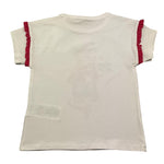 Guess T-Shirt Girocollo Tinta Unita con Stampa per Bambina K4RI12K6YW4 BIANCO GUESS 