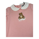 Moschino Set Pagliaccetto Tinta Unita-Cappello per Neonata MUY093 ROSA MOSCHINO 