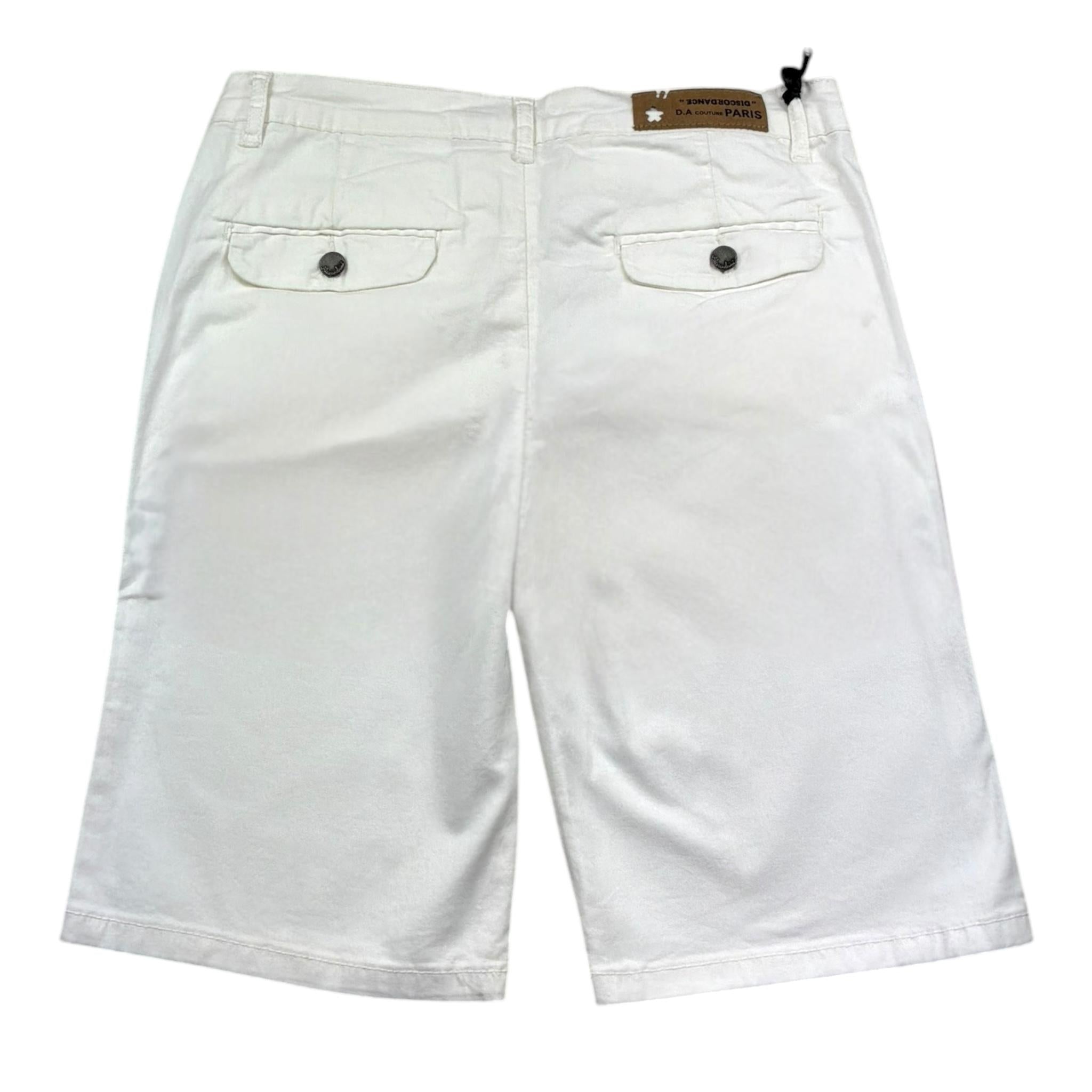 Daniele Alessandrini Bermuda Tinta Unita con Tasche America per Bambino 1236S00253X BIANCO DANIELE ALESSANDRINI 