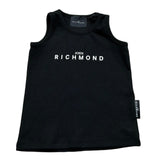 John Richmond Canotta Gircllo Tinta Unita con Logo per Neonato RIP26037CN NERO JOHN RICHMOND 