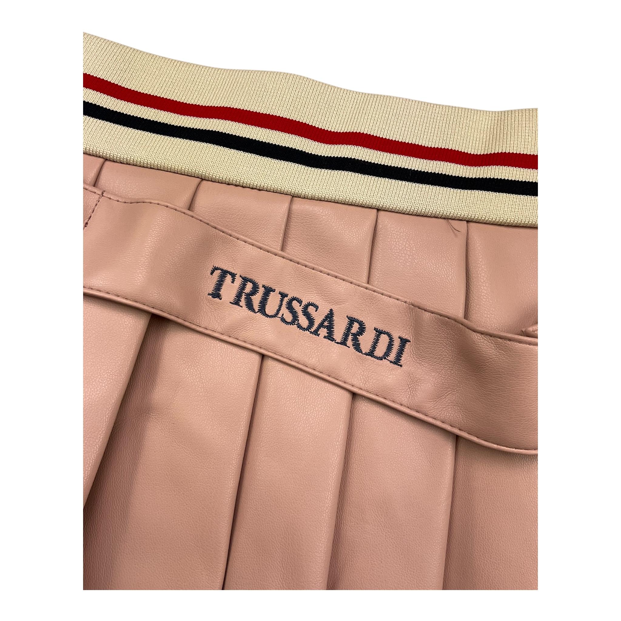 TRUSSARDI gonna tinta unita in ecopelle Rosa per Bambina TGA25058GO ROSA TRUSSARDI 