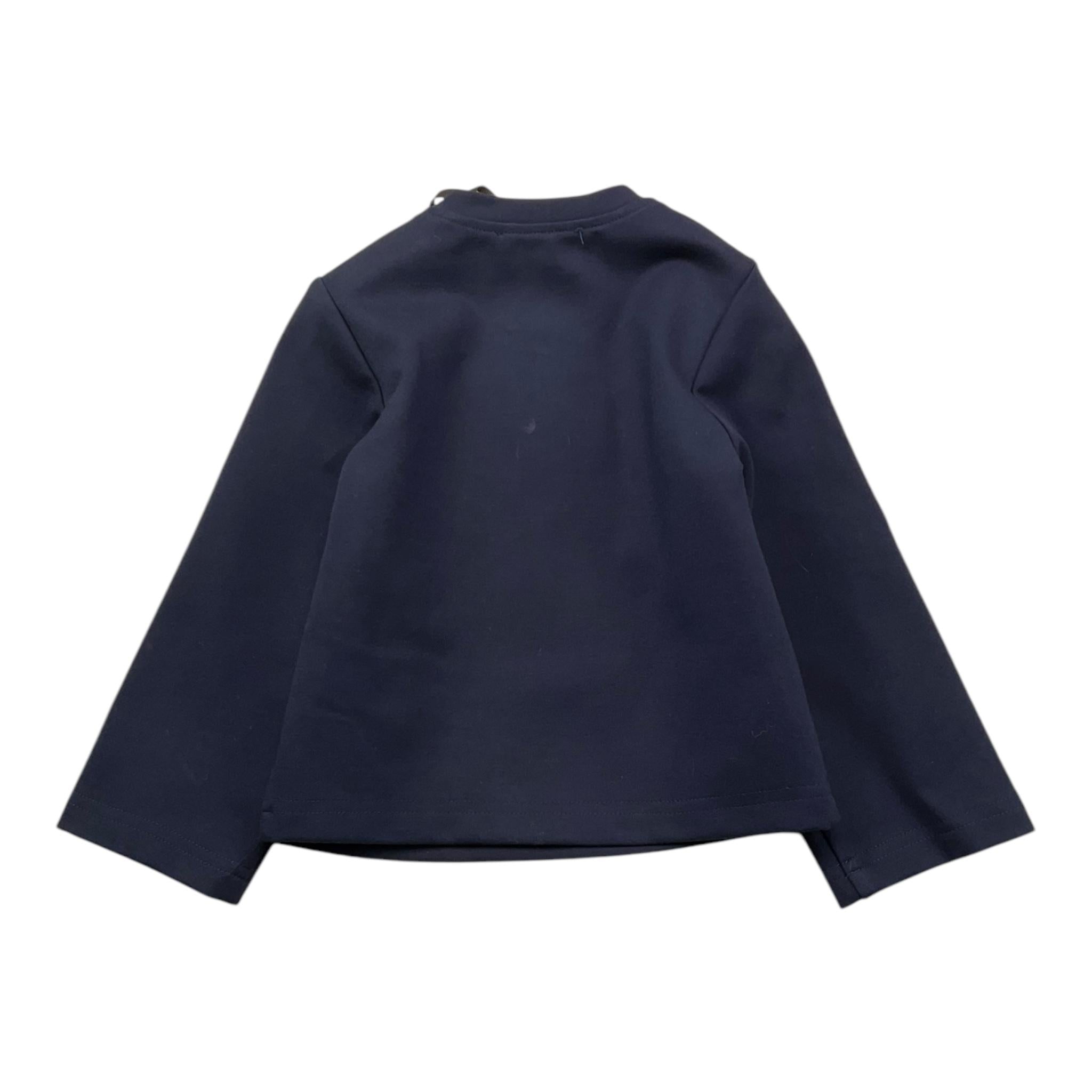 TRUSSARDI shirt girocollo tinta unita con fiocco Blu per Neonata TIA25205TS BLU TRUSSARDI 