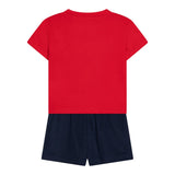 Nike Completo 2 Pezzi T-Shirt-Bermuda per Bambino 86L732 ROSSO NIKE 