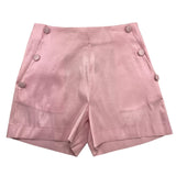 Lu Lu By Miss Grant Short Tinta Unita Con Elastico In Vita Rosa Per Bambina