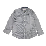 Cesare Paciotti Camicia Tinta Unita Con Microfantasia Bianco Per Bambino