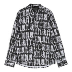 John Richmond Camicia Bicolore Logata per Bambino RBP23011CA BIANCO/NERO JOHN RICHMOND 