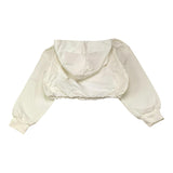 ELISABETTA FRANCHI felpa tinta unita con cappuccio Bianco per Bambina EFFE134 BIANCO ELISABETTA FRANCHI 