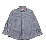 Sun68 Camicia Tinta Unita con Fantasia A Righe per Bambino CPB353033 BIANCO/BLU SUN68 