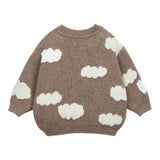 PLAY UP maglia girocollo tinta unita con stampa Marrone per Neonata PA022AP11354 MARRONE PLAY UP 