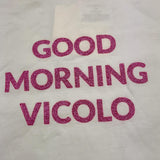 VICOLO shirt girocollo tinta unita con stampa Bianco per Bambina 3141M0720 BIANCO VICOLO 