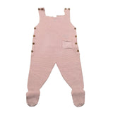 Wedoble Tutina Giromanica Tinta Unita per Neonata V2403310A ROSA WEDOBLE 