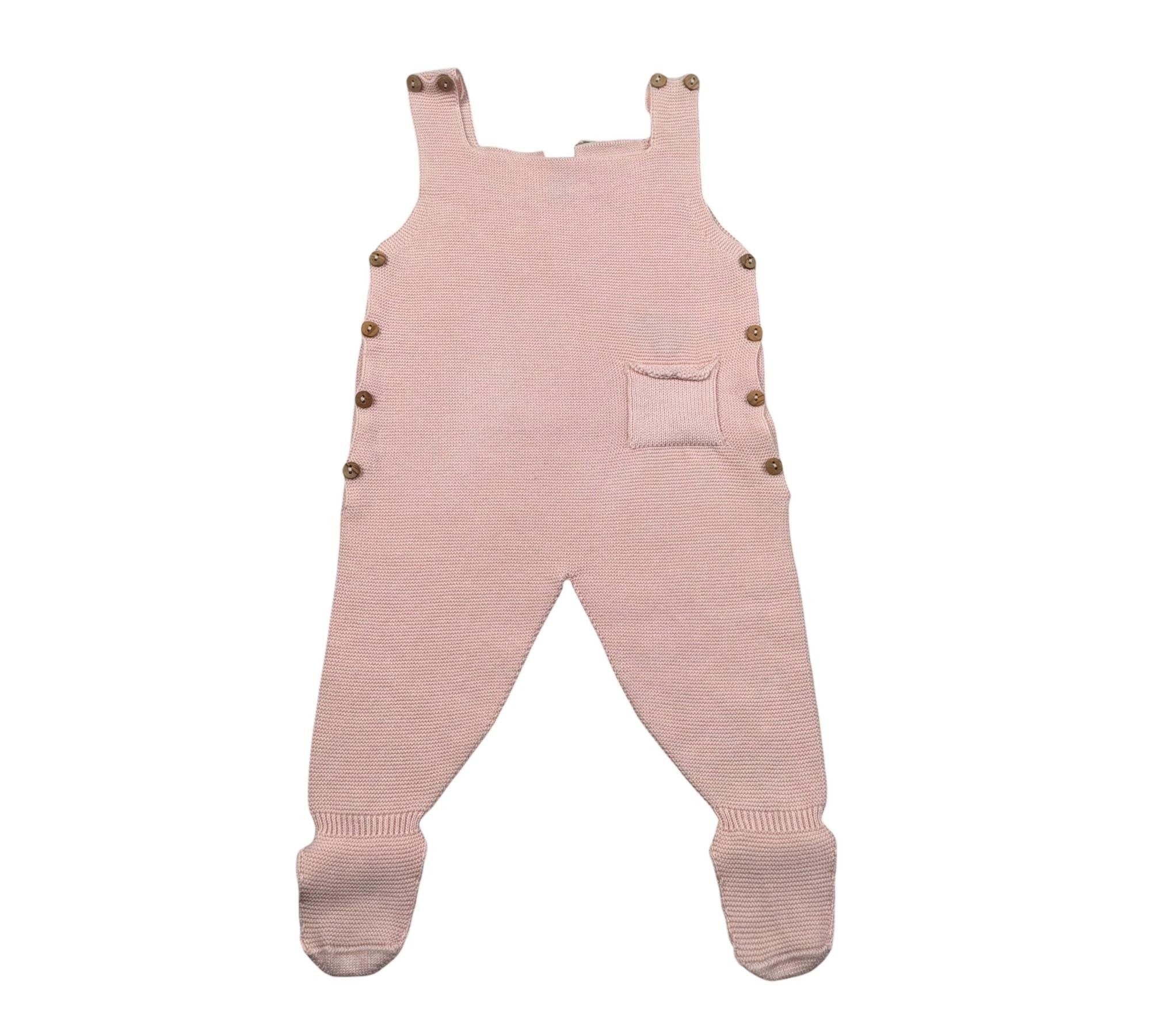 Wedoble Tutina Giromanica Tinta Unita per Neonata V2403310A ROSA WEDOBLE 