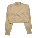 JANICE maglia gircollo tinta unita Avorio per Bambina JN611R AVORIO JANICE 