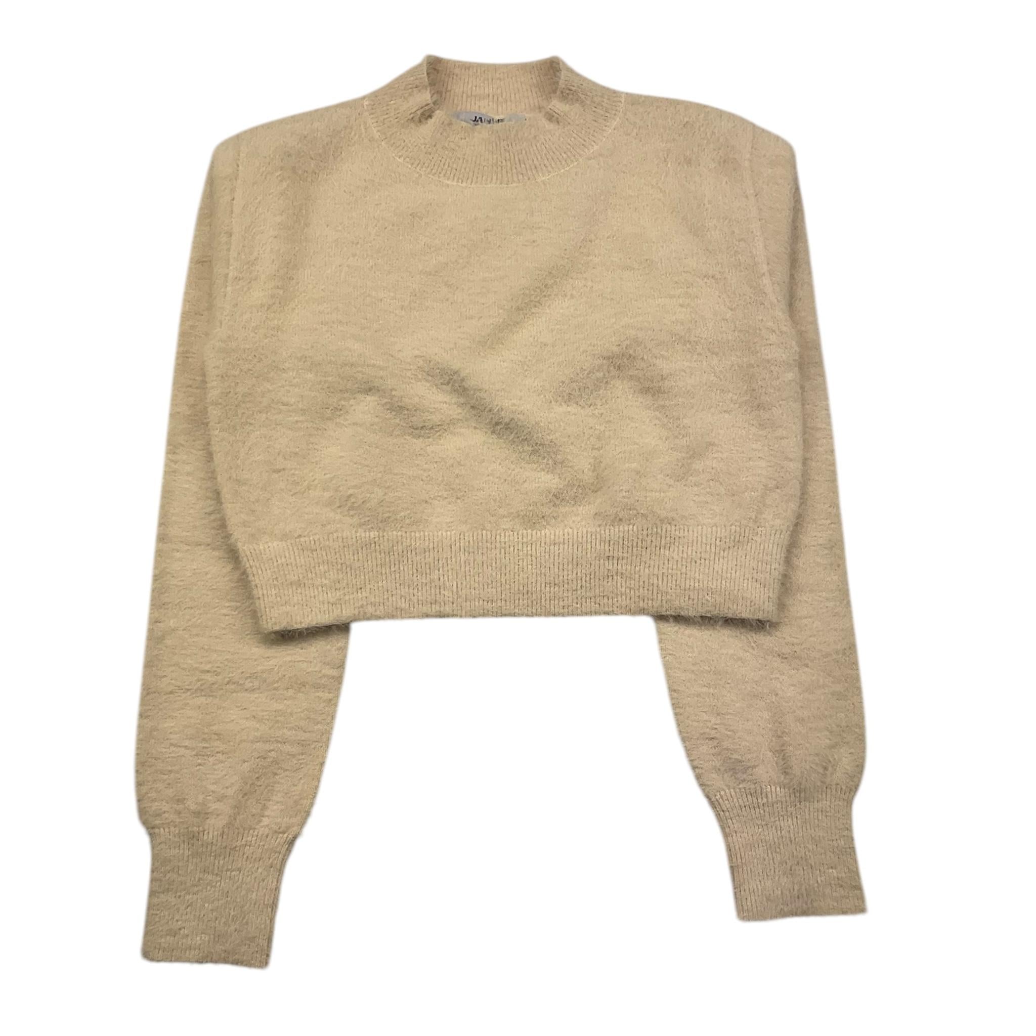 JANICE maglia gircollo tinta unita Avorio per Bambina JN611R AVORIO JANICE 