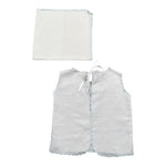 Seerose Set Camicia Della Fortuna-Copertina per Neonato SETNEE BIANCO/AZZURRO SEEROSE 