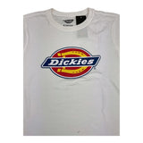 Dickies T-Shirt Girocollo Tinta Unita Con Stampa Bianco Per Bambino