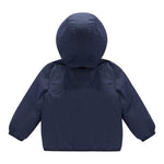 K-WAY giubbino tinta unita con cappuccio Blu per Neonato K61157WWX BLU K-WAY 