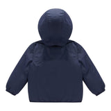 K-WAY giubbino tinta unita con cappuccio Blu per Neonato K61157WWX BLU K-WAY 