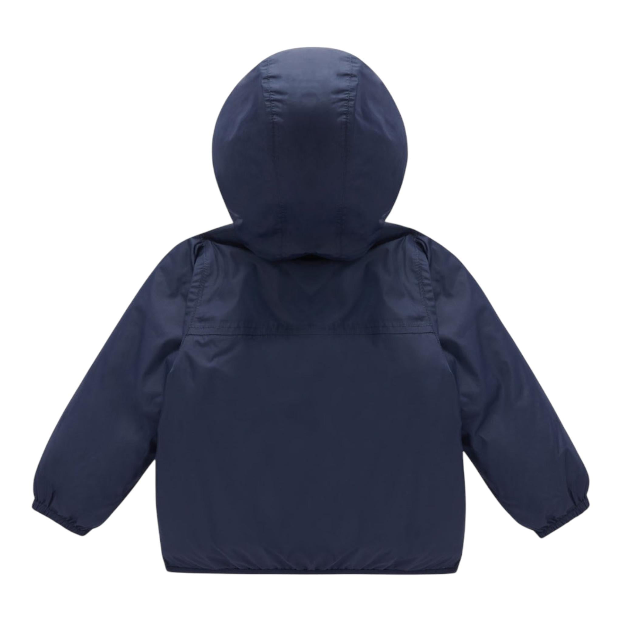 K-WAY giubbino tinta unita con cappuccio Blu per Neonato K61157WWX BLU K-WAY 