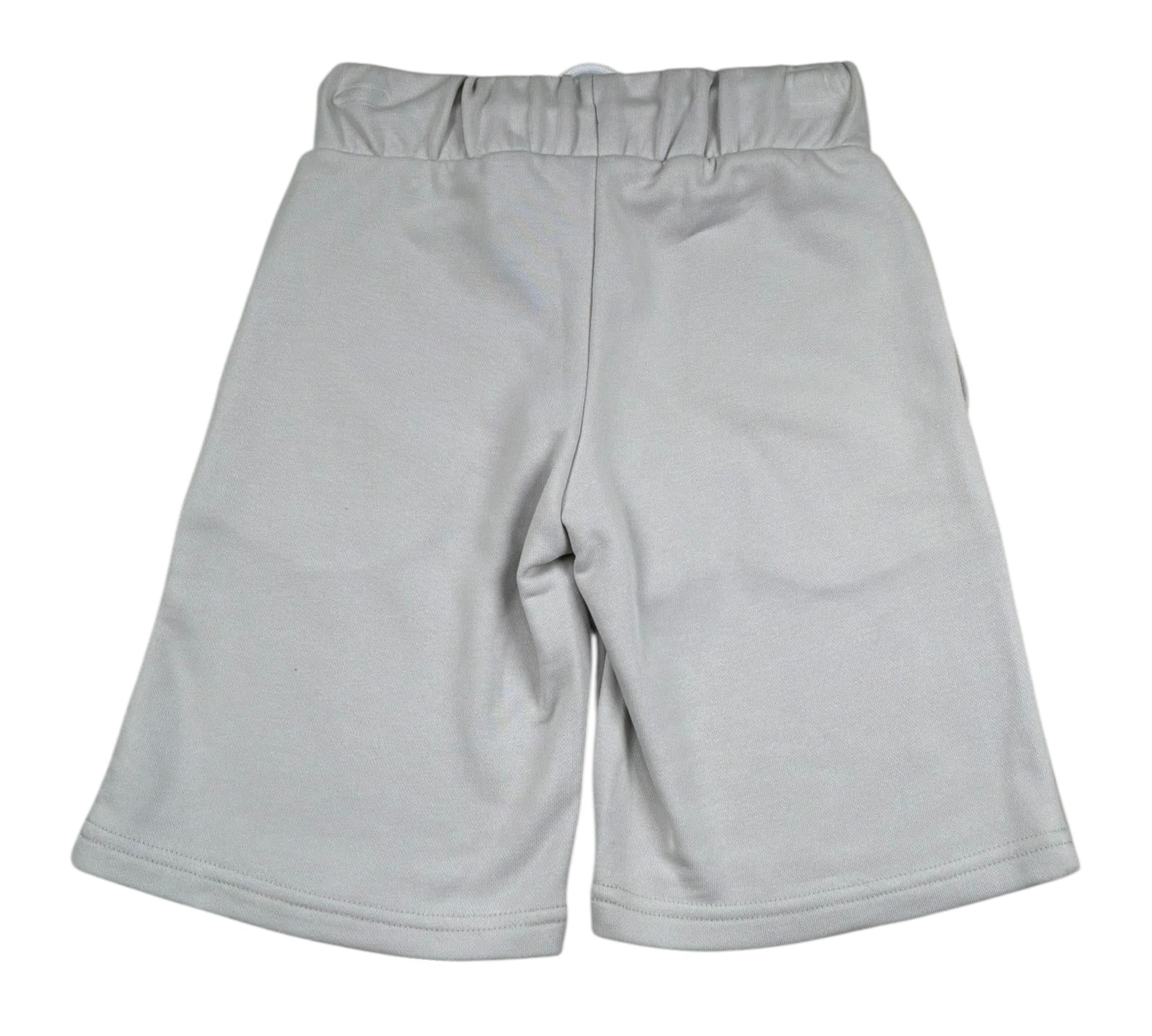 John Richmond Bermuda Tuta Tinta Unita con Logo per Bambino RBP26010BE GRIGIO JOHN RICHMOND 