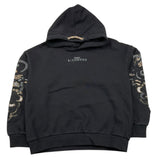 JOHN RICHMOND felpa chiusa con cappuccio tinta unita Nero per Bambina RBA25142FE NERO JOHN RICHMOND 