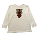 MALVI & CO shirt girocollo tinta unita cn ricamo Bianco per Bambino F23B209CAJJ BIANCO MALVI & CO 