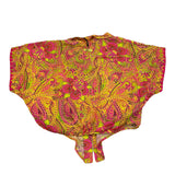 4Giveness Completo Camicia-Gonna Tinta Unita Con Stampa Fuxia Per Bambina