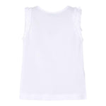 Mayoral Canotta Girocollo Tinta Unita con Stampa per Bambina 3021X BIANCO MAYORAL 