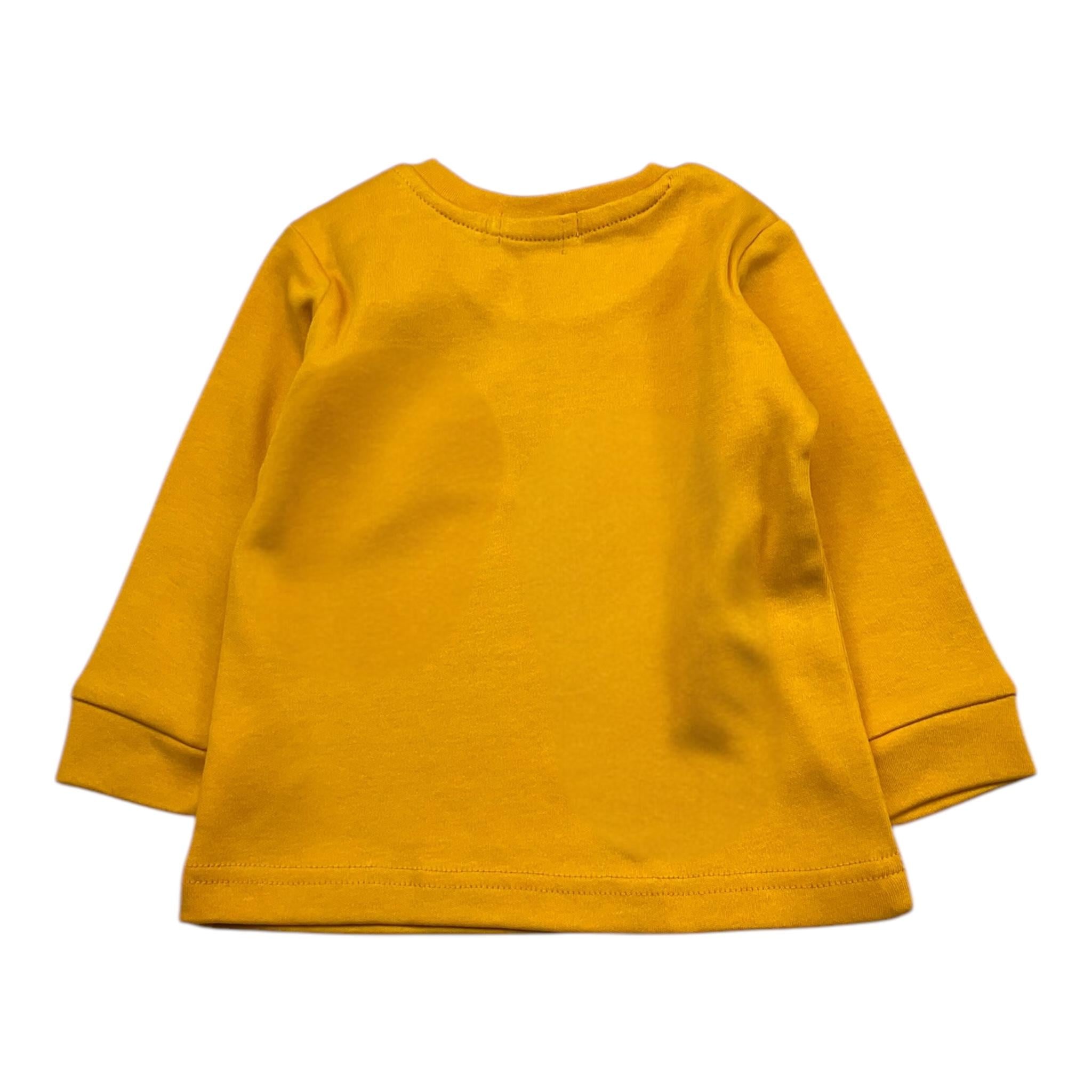EMC shirt gircollo tinta unita con stampa Giallo per Neonato BX2261 GIALLO EMC 
