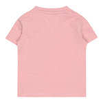 Tommy Hilfiger T-Shirt Girocollo Tinta Unita con Logo per Neonata KN0KN01429 ROSA TOMMY HILFIGER 