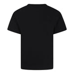 Diesel T-Shirt Girocollo Tinta Unita con Logo per Bambina J02022XX NERO DIESEL 