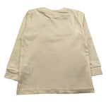 CESARE PACIOTTI shirt girocollo tinta unita con logo Panna per Bambino TSP5352BX PANNA CESARE PACIOTTI 