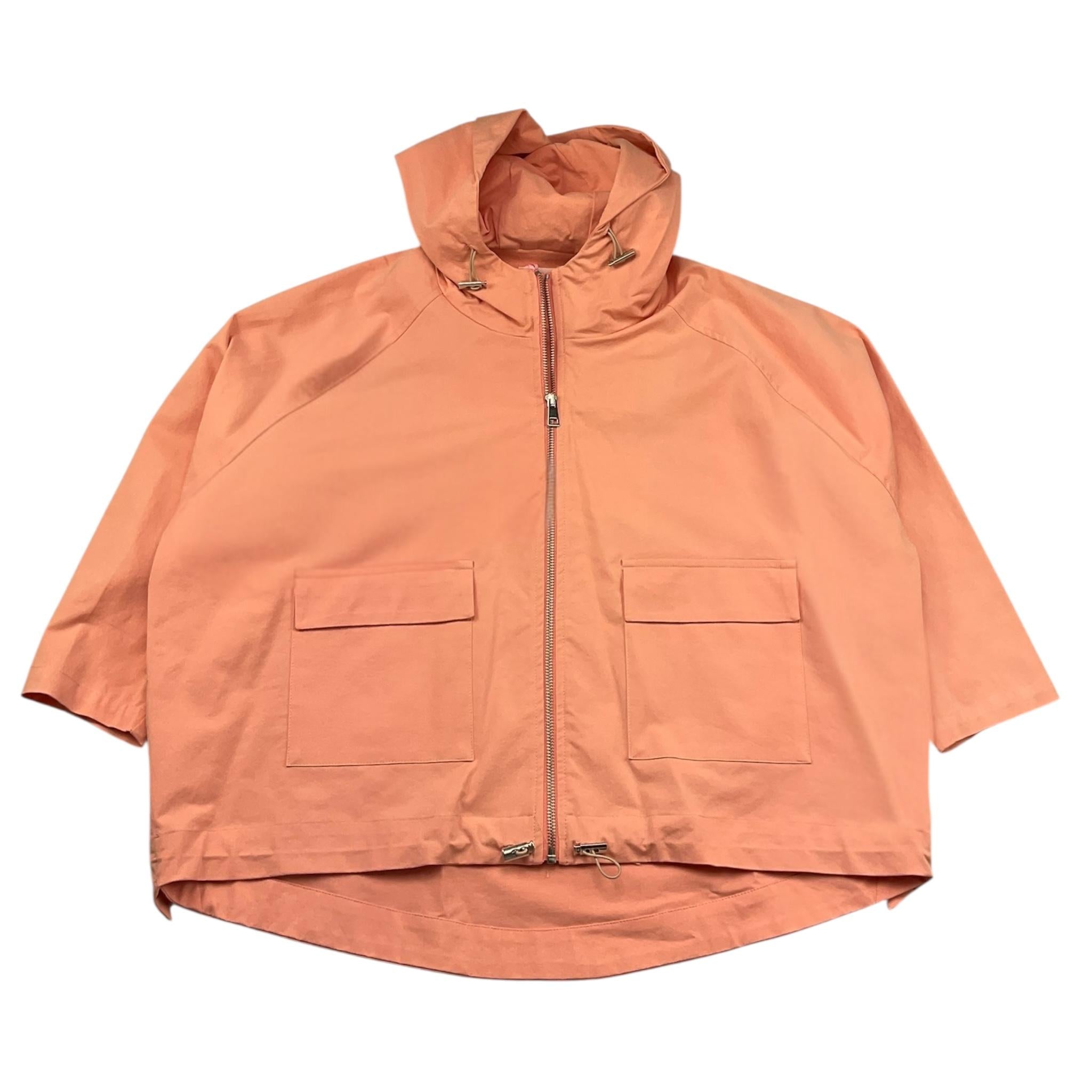 Vicolo Giubbino Tinta Unita con Zip E Cappuccio per Bambina 3145OZ00008 PESCA VICOLO 