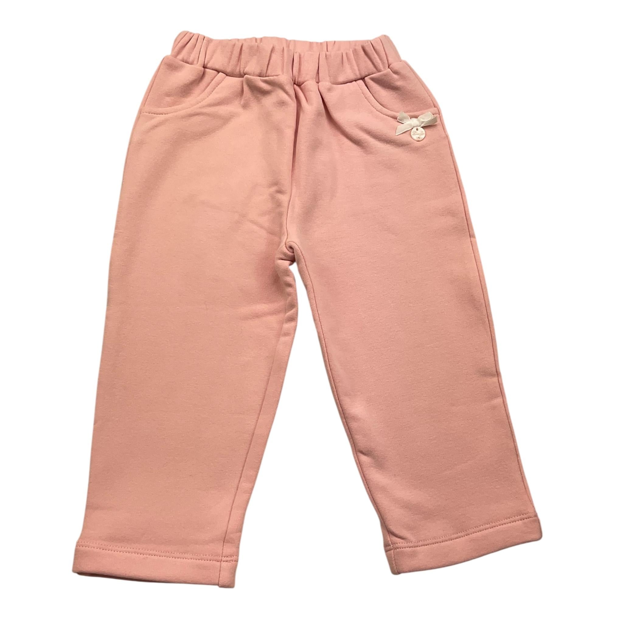 LIU JO pantalone tinta unita con elastico in vita Rosa per Neonata HF4040X ROSA LIU JO 