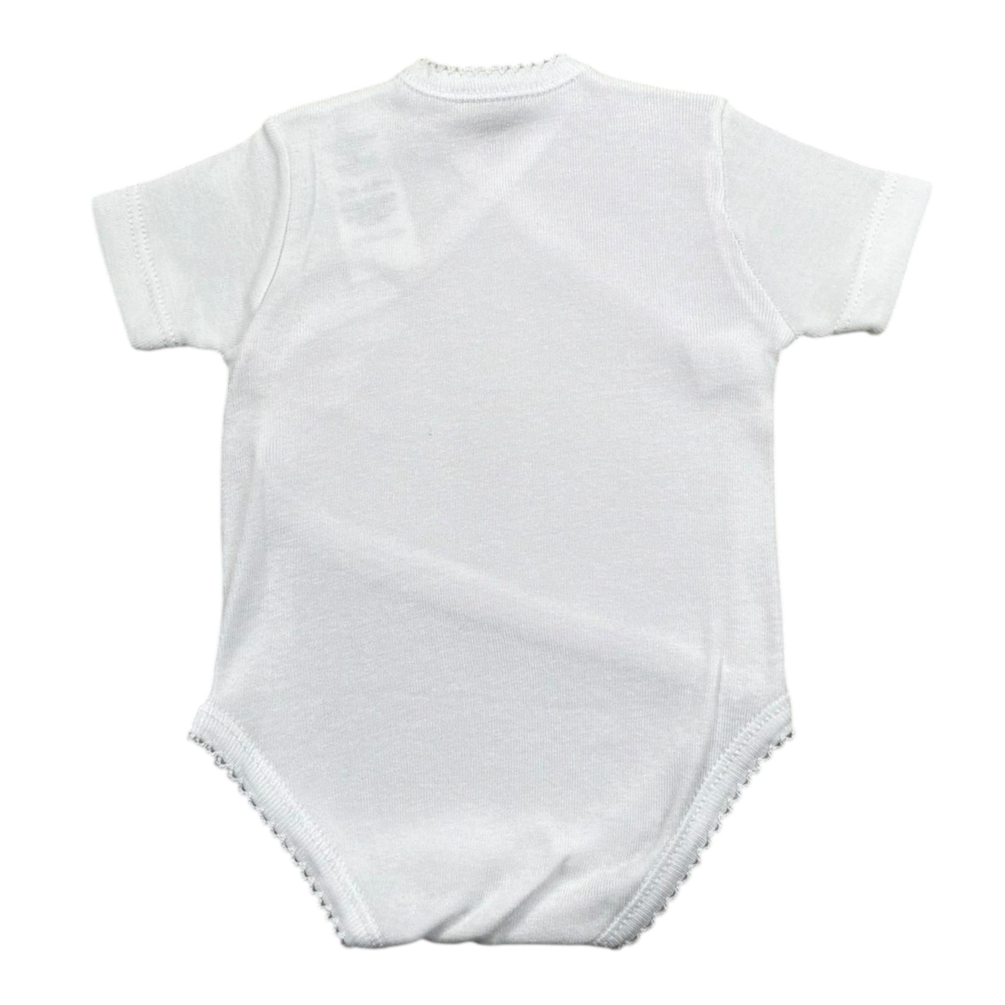Calamaro Body Tinta Unita Mezza Manica per Neonata KWEE BIANCO CALAMARO 