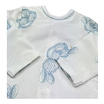 Le Bebe Tutina Manica Lunga Tinta Unita con Stampe per Neonato LBB5256 BIANCO LE BEBE 