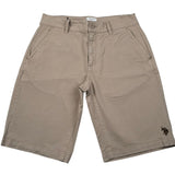 U.S. Polo Assn Bermuda Tinta Unita con Tasche America per Bambino US41557001 BEIGE U.S. POLO ASSN 